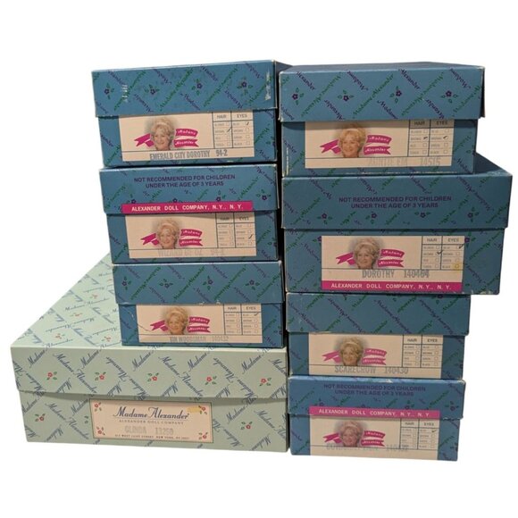 Wizard Of Oz 8-Piece Madame Alexander Collectible Doll Set Vintage - Picture 12 of 16